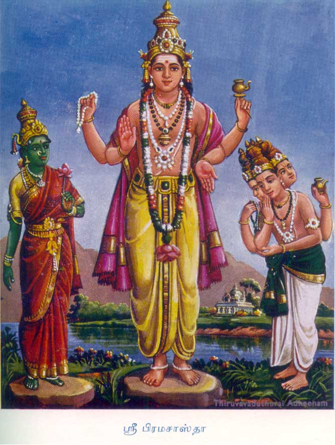 Skanda-Murugan as Brahma Śasta