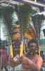 A devotee, Karpal Singh, carrying the traditional kavadi on Punguni Uttiram