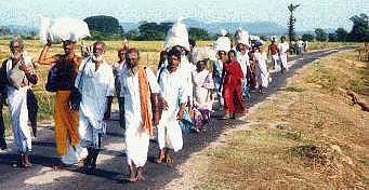 Pada Yatra in eastern Sri Lanka.