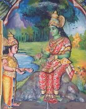 Sakti presents the Vel to Bala Murugan