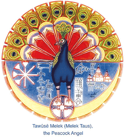 Yazidi Yezidi Malek Taus Peacock Angel Car Motorcycle Sticker – Decal