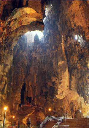 interior of Batu Caves