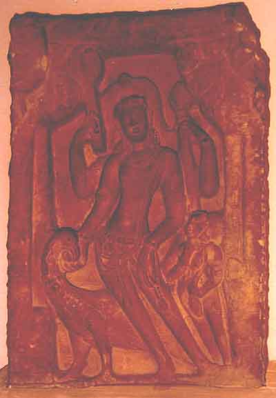 stone Karttikeya icon: Vardhana, 7th cent. AD, North India