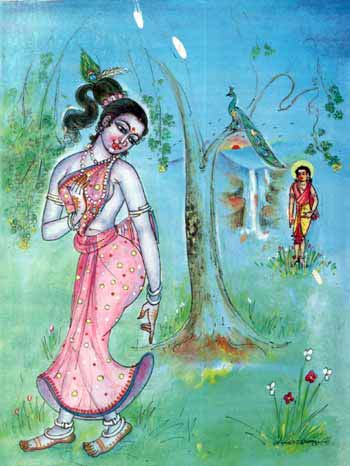 Kurinci Andavar painting
