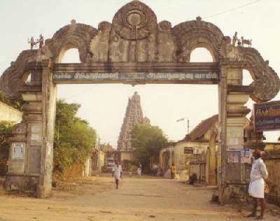 Gate to Sikkal Temple