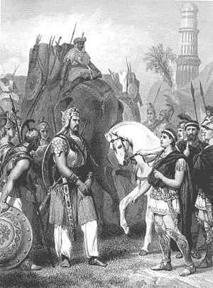 Surrender of Porus to the Emperor Alexander