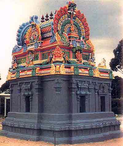Rear view of Śrī Subramania Swami Temple Helensburgh, NSW