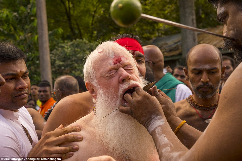 Carl Vadivella Belle performs kavadi ritual in Malaysia